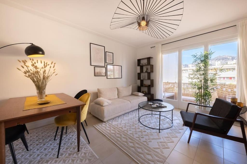 06B - Beautiful 2 Rooms With Terrace Sea View ロクブリュヌ＝カップ＝マルタン エクステリア 写真