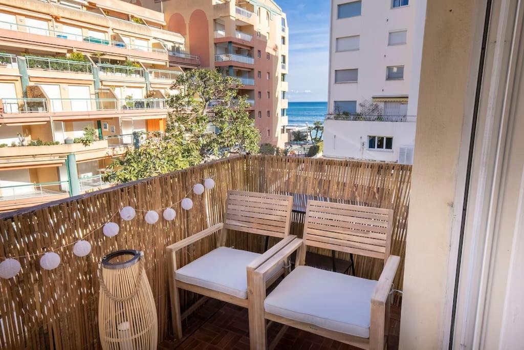 06B - Beautiful 2 Rooms With Terrace Sea View ロクブリュヌ＝カップ＝マルタン エクステリア 写真