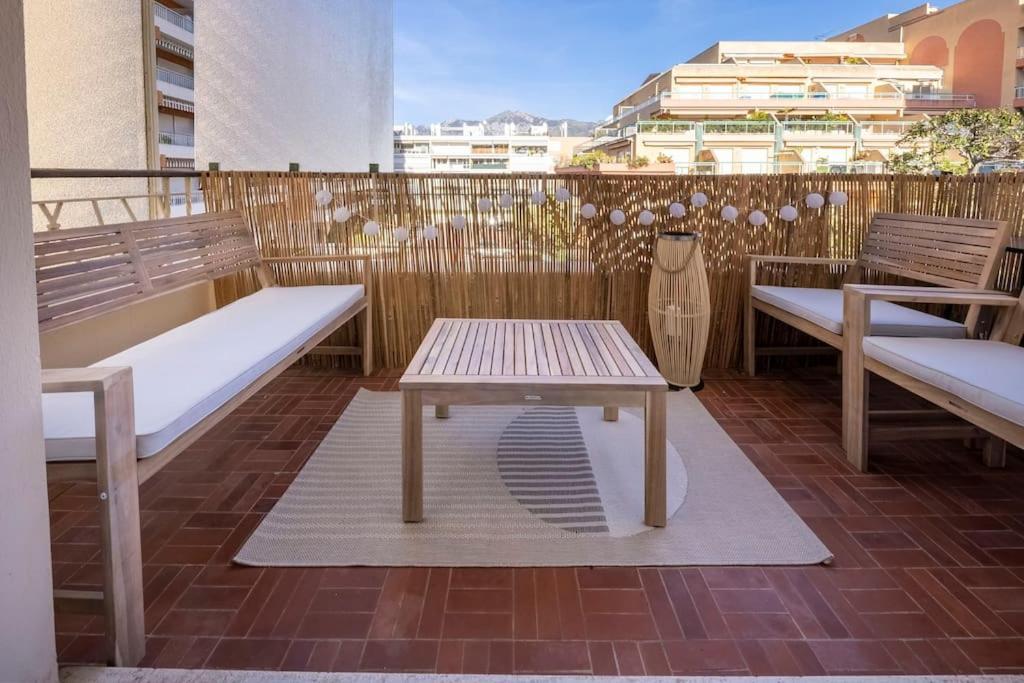06B - Beautiful 2 Rooms With Terrace Sea View ロクブリュヌ＝カップ＝マルタン エクステリア 写真